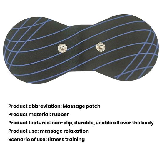 Neck Massage Pad Mini Portable pulse Intelligent Multi-modes Pain Relief Men Women Shoulder Back Body Electric Massager Patch Fitness Training