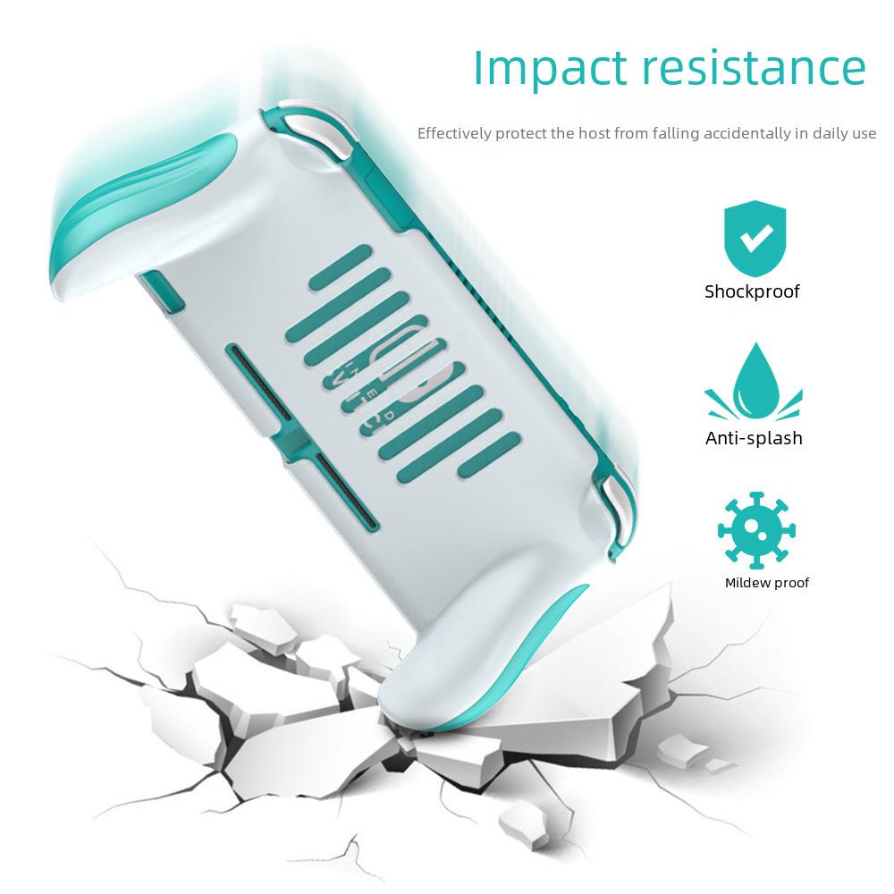 Nintendo Switch Lite Griff: Konsolen-Gamecontroller-Hülle & Schutzhüllen-Set