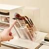 Makeup storage box large capacity polished finish, no installation required, eye shadow, eyebrow, foundation brush storage box