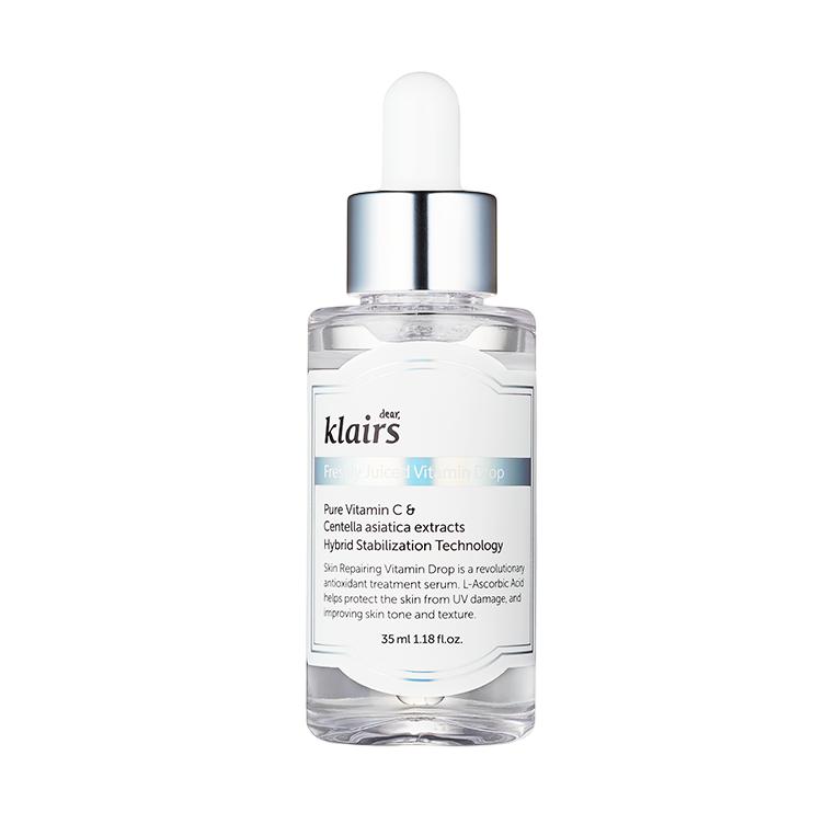 Klairs Świeżo wyciśnięte krople witaminowe (35 ml) – Serum rozjaśniające z czystą witaminą C, koreańskie