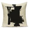 Motto Letters Printed Home Decor Cushion Covers Polyester Black White Pillow Cover Sofa Bed Car Decorative Pillow Case