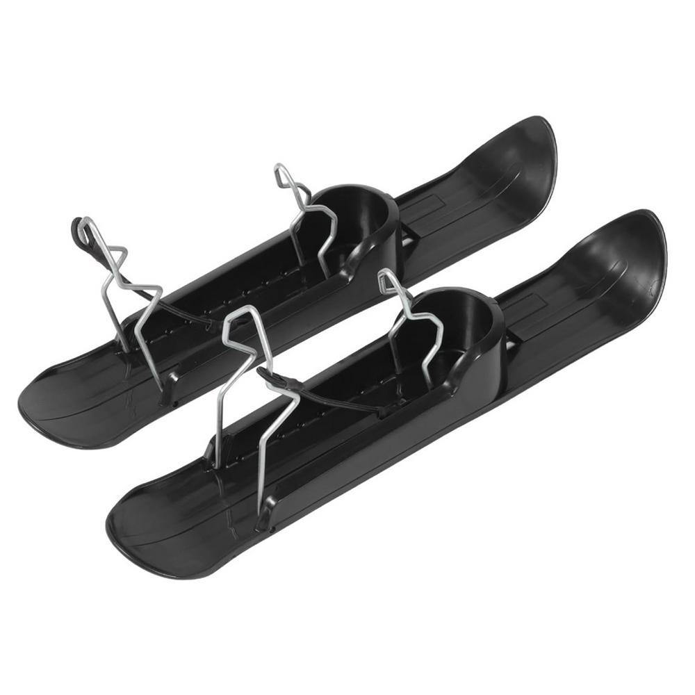 Balance Cycling Snow Ski Set Cycling Snowboard Ski Kit Portable Scooter Winter Snow Sledge Board For Walkers Balance Cycling чёрный