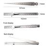 Steel High Precision Measuring Tool Gap Gauge Depth Ruler Taper Welding Gauge Tapered Ruler