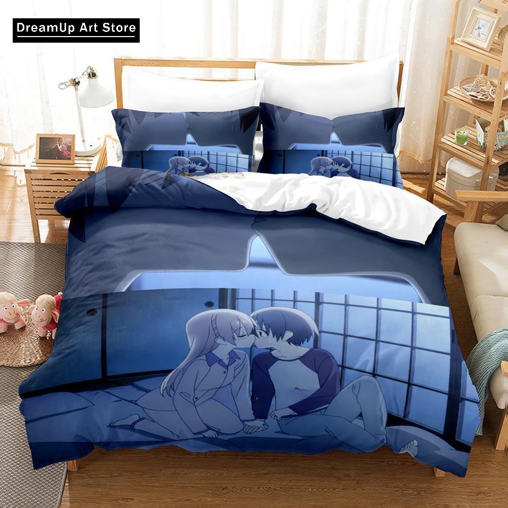 Anime TONIKAWA Měsíc pro tebe Povlečení Chlapci Dívky Jednolůžko Dvojlůžko Plná Velikost Povlak na přikrývku Povlak na polštář Postel Dospělí Ložnice