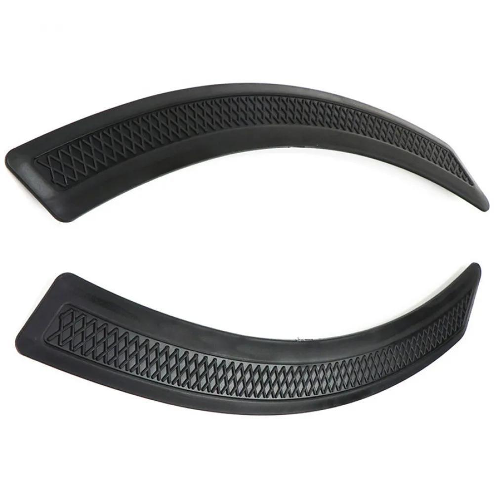 2x Matte Black Front Fender Side Vent Cover For 2008-2015 Mitsubishi Lancer EVO