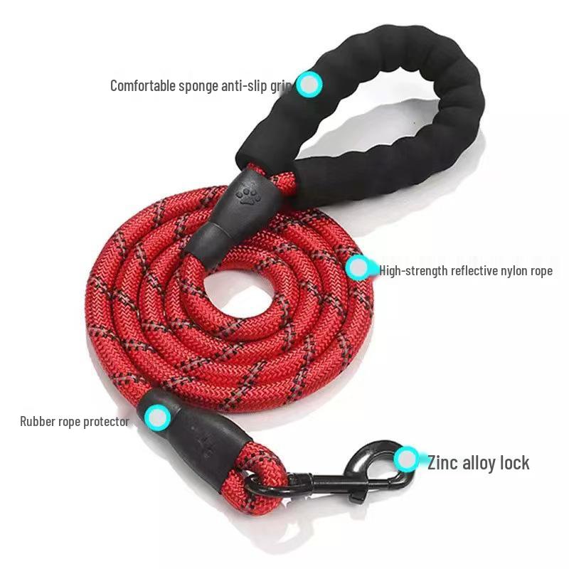 Thickened Anti-Pull Dog Leash for Large, Medium, Small Breeds