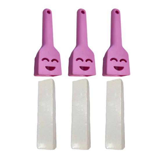 Pumice Stone Toilet Bowl Cleaner with Handle Efficiently Removes Hard Water Rings Calcium Buildup Pumice Stone Scrubber