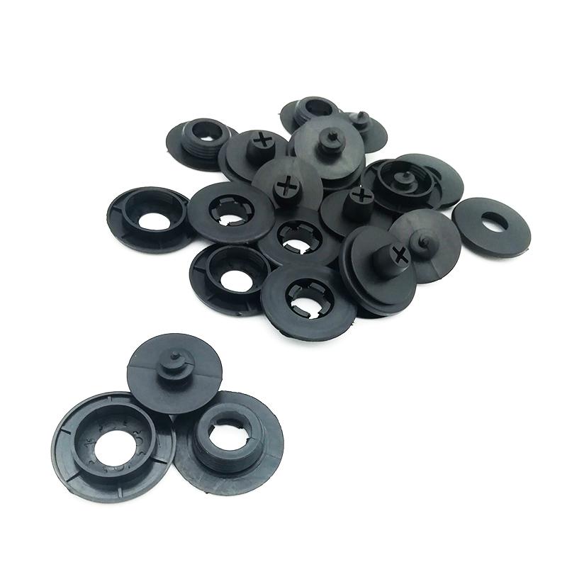 10 Pcs Durable Plastic Car SUV Truck Black Carpet Mat Fastener Anti Skid Clips