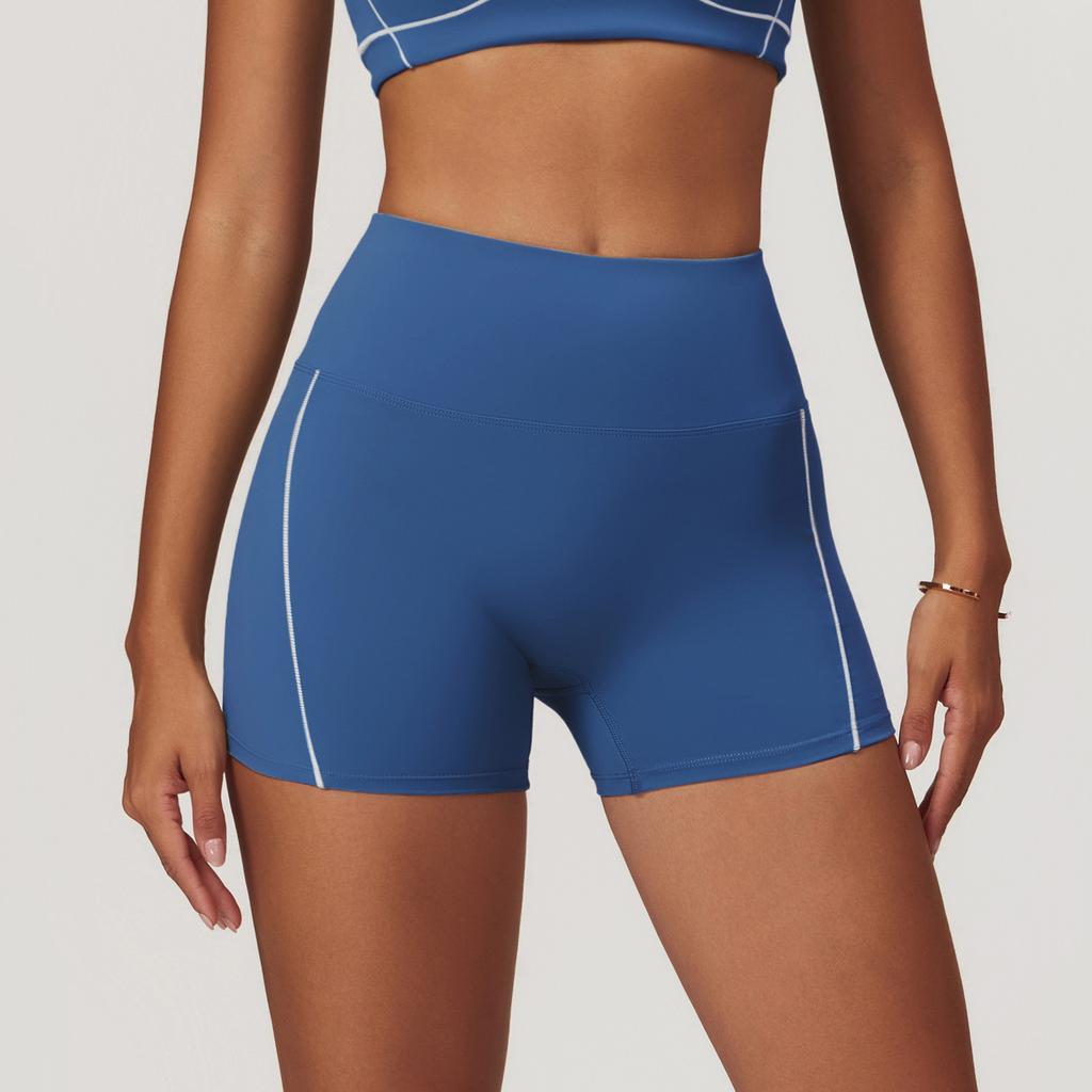 New Naked Tight Yoga Shorts With High Waist And Hip Lifting For External Wearing Fitness Shorts And Women'S Running Sports Shorts