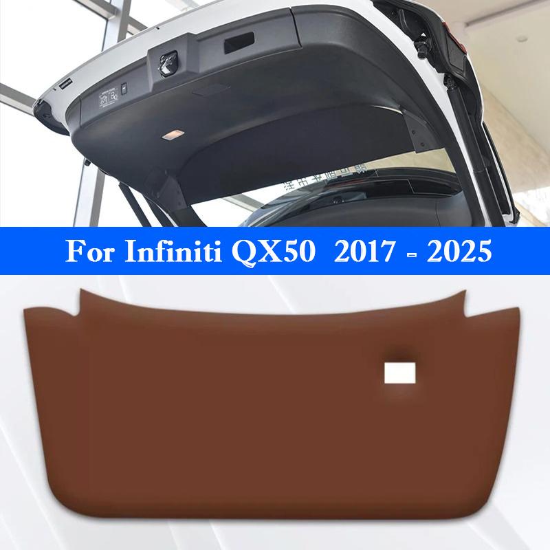For Infiniti QX60 QX50 QX55 Car Trunk Door Anti Kick Pad Tailgate Anti-Scratch Protection Mat Cargo Liner Interior Accessories