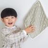 Angerolux Nursery Hand Gauze with Made In Moss Gray Towel, 6-Layer Loops, Japan,