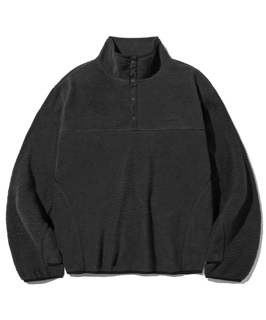 Filluminate Traveler Fleece Anorak - Black