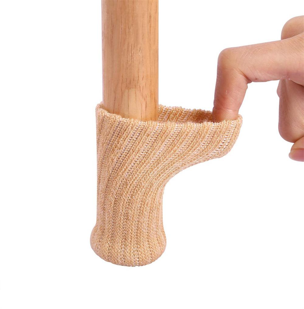 Chair Leg Socks High Elastic Chair Leg Floor Protectors with Anti-Slip PadsThick Chair Leg Caps Furniture Pads Covers Set