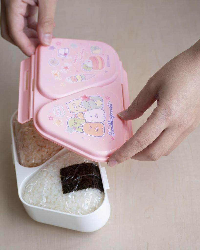 OSK Sumikkogurashi Onigiri Lunch 180 x 99 x 52mm Case, 465ml, (H), Plastic, LS-15