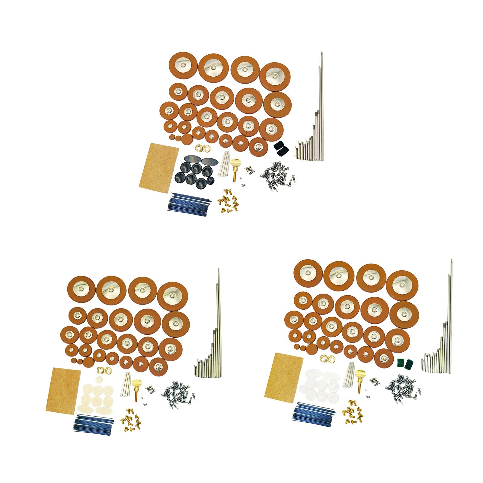 Saxophone Repair Kits Saxophone Repair Tools Parts for Woodwind Instrument nero