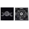 60x60cm Tarot Card Tablecloth Flannel Geometric Figure Divination Altar Cloth Board Game Oracles Card Pad Rune Support