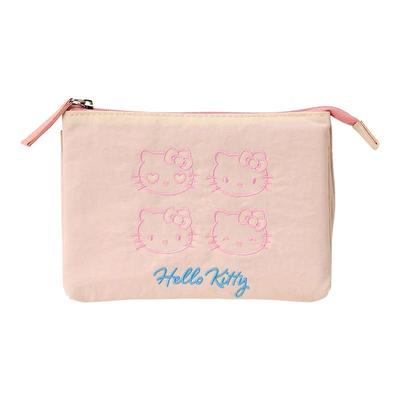 Sanrio Hello Kitty 3-Pocket Pouch ( Face ) Japan NEW Sanrio Characters