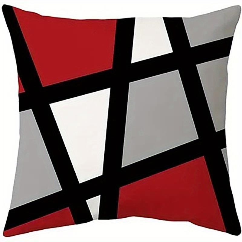 Home Decor Modern Geometric Abstract Pattern Pillow Covers Pattern Cushion Cover Suitable For Sofa Bedroom Car Pillow Cover