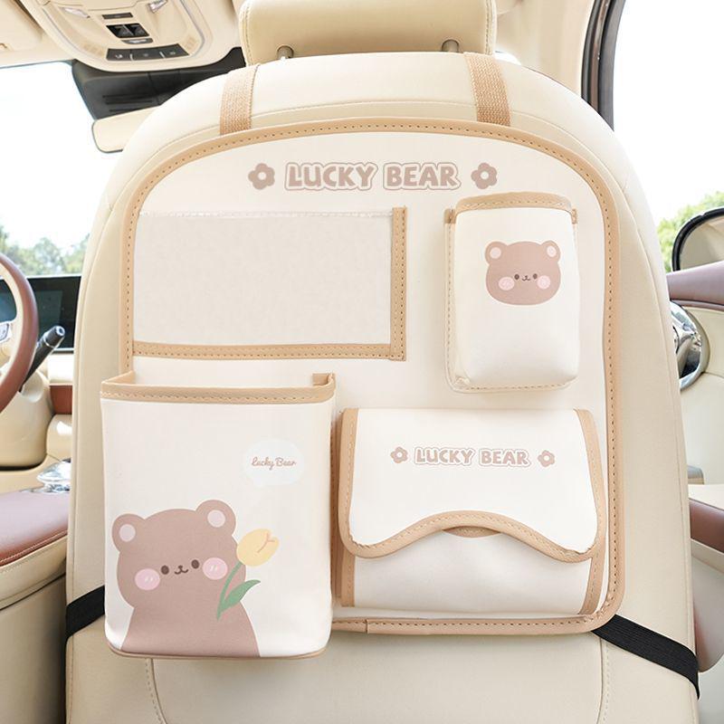 Baksätesorganisatör och förvaringsväska för matbord