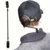 Fishing Hat Clips with Retractable Spring Cord, Adjustable Hat Holder, for Fishing, Hiking, Running,Camping