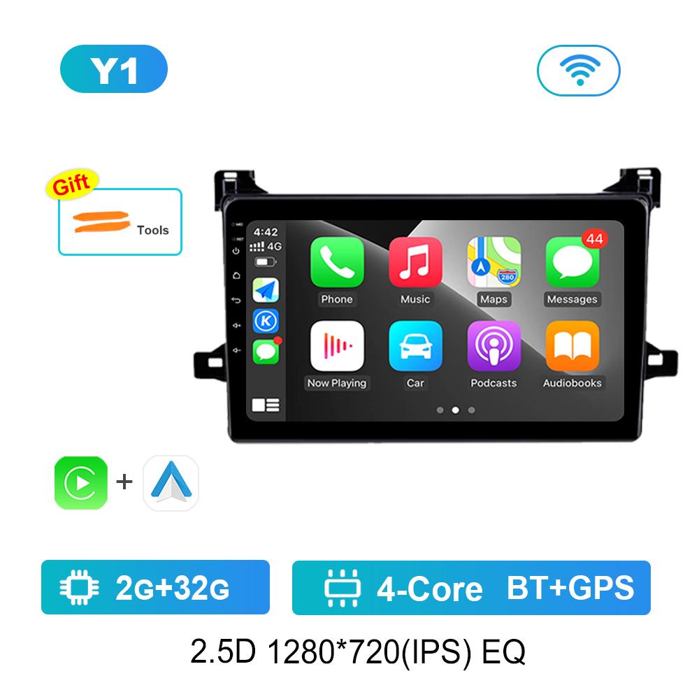 

Автомагнитола Android Auto Мультимедийный плеер 9 дюймов для Toyota Prius XW50 2015 - 2020 WiFi GPS Навигация 4G Разделенный экран Головное устройство