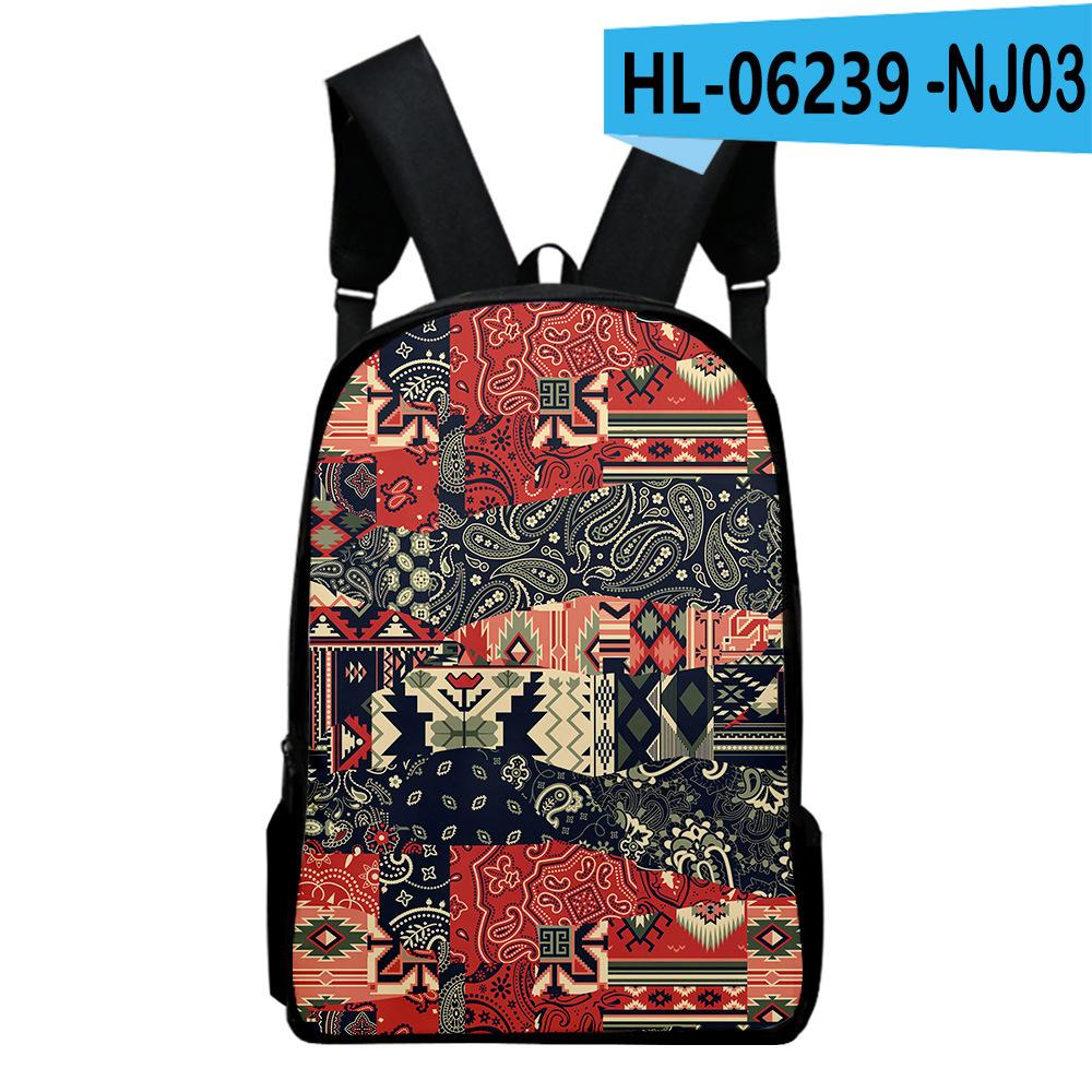 Iconic Favored PLK pupil Backpack Computer Knapsacks 3D Design Oxford Moisture-proof Boys/Girls Outing Backpacks