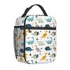 Kids Cartoon Anime Lunch Bag 3D Digital All-Printed Insulated Tote Portable Outdoor Picnic Cooler Large Capacity