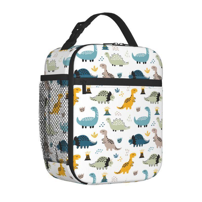 School Season Cartoon Animation Lunch Bag Children'S Full Printing 3D Digital Thermal Insulation Bag Portable Outdoor Picnic Bag