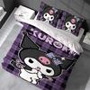 K-Kuromis Cool Cute Duvet Cover Set Home Style Bedding Soft Laundry Cotton Bed 3 Piece Set Student Dormitory Gift
