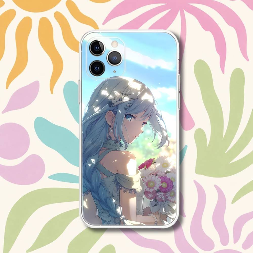 P-Project Sekai YOISAKI KANADE Phone Case For iPhone 17,16e,16,15,14,13,12,11 Mini Pro Max X,XR,XSMAX 8,7 Air Plus Transparent