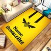 Custom Personalization Bumblebee Area Rug - Perfect For Kitchen, Bathroom,Laundry Room Decor Large Size Available,Gift All Seasons
