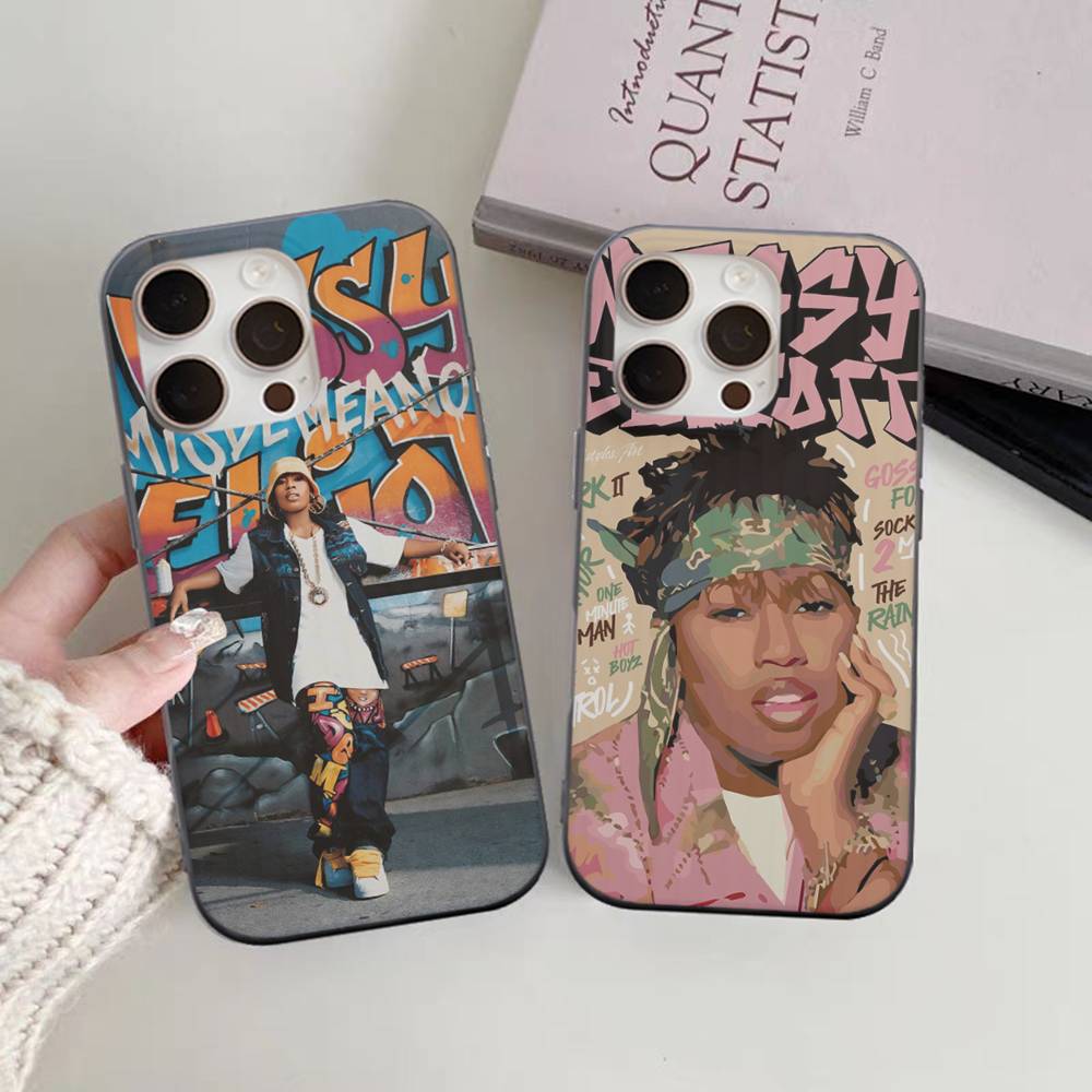 Rapper Missy E-Elliott Phone Case For IPhone 17 16 15 14 Plus 11 12 13 Pro Max Shockproof Protection Soft Back Cover