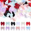 NUOBESTY 180pcs Mini Satin Bows Multicolor Ribbon Bows Sewing Appliques DIY Crafts Making Hair Clip Present Wrapping Scrapbooking Decoration