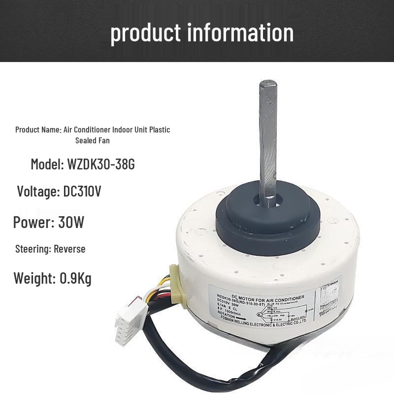 Kompatibler DC-Motor 30W Lüfter für Midea AC Innengerät WZDK30-38G (RD-310-30-8T)