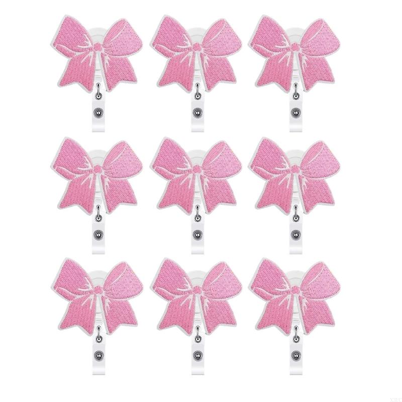 Reusable Nurse Clip With Bowknot Designs Polyester Materials Hospital Use X3UC
