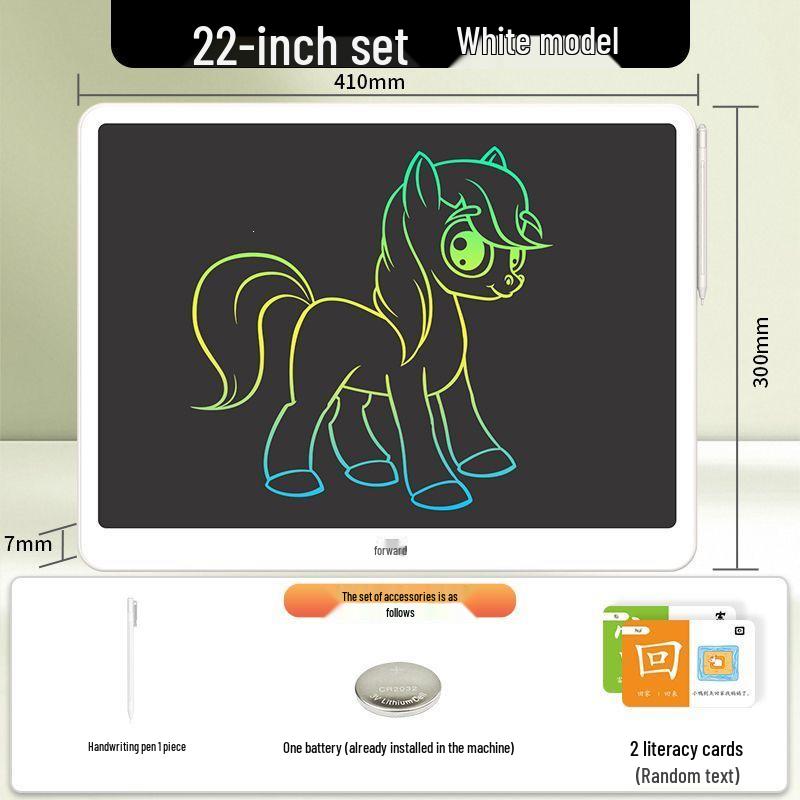 22-Inch LCD Handwriting and Doodle Board for Early Education – Children s Erasable Drawing and Color Painting Tool