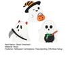3 Pcs Halloween Ghost Ornament Wooden Ghost Centerpiece Tiered Tray Decoration for Halloween Fall Party Mantel Decor