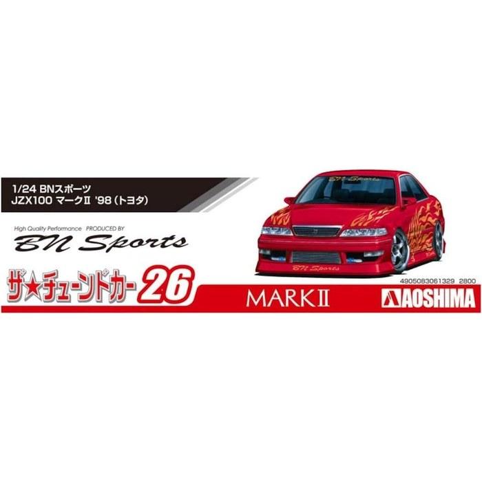 AOSHIMA Tuned Car No.26 1/24 BN Sports JZX100 Mark II '98 (Toyota)