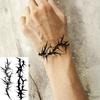 1 Vel Skelet Doornen Anker Tijdelijke Tattoos Voor Volwassen Hand Nek, Halloween Nep Tattoo Sticker Langdurig Realistisch Tatoo