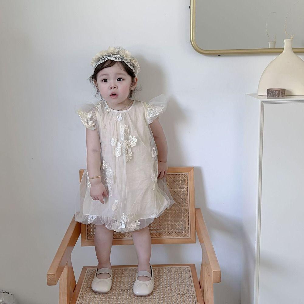 Flower Infant Hairband Korean Style Elastic Hair Hoop Sweet Lace Baby Headband  Photography Props