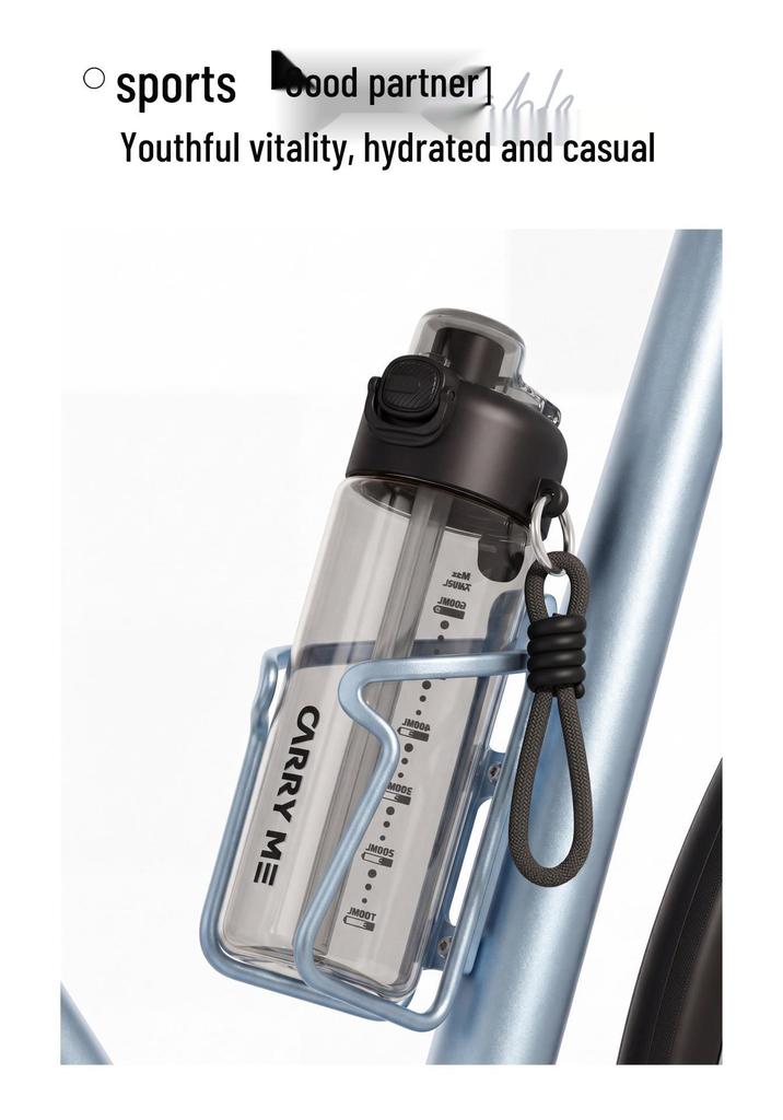 Second Gen Double Drink Spray Sports Cup: Stylish Summer Straw Bottle
