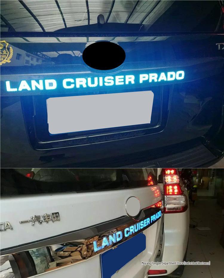 LED Tailgate Trim Strip for Toyota Prado 2014-2023: Stylish Trunk Decoration