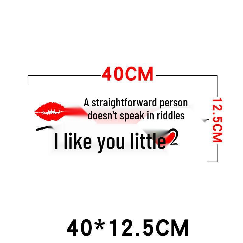 Creative Personality Reflective Car Door & Rear Window Sticker: 'A Wise Man Speaks Little'