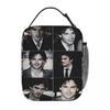 The Vampire Diaries Damon Salvatore TV Serie Lunchtas Werk Lunchbox Voor Meisjes Designer Thermische Tote Handtassen Koeltas