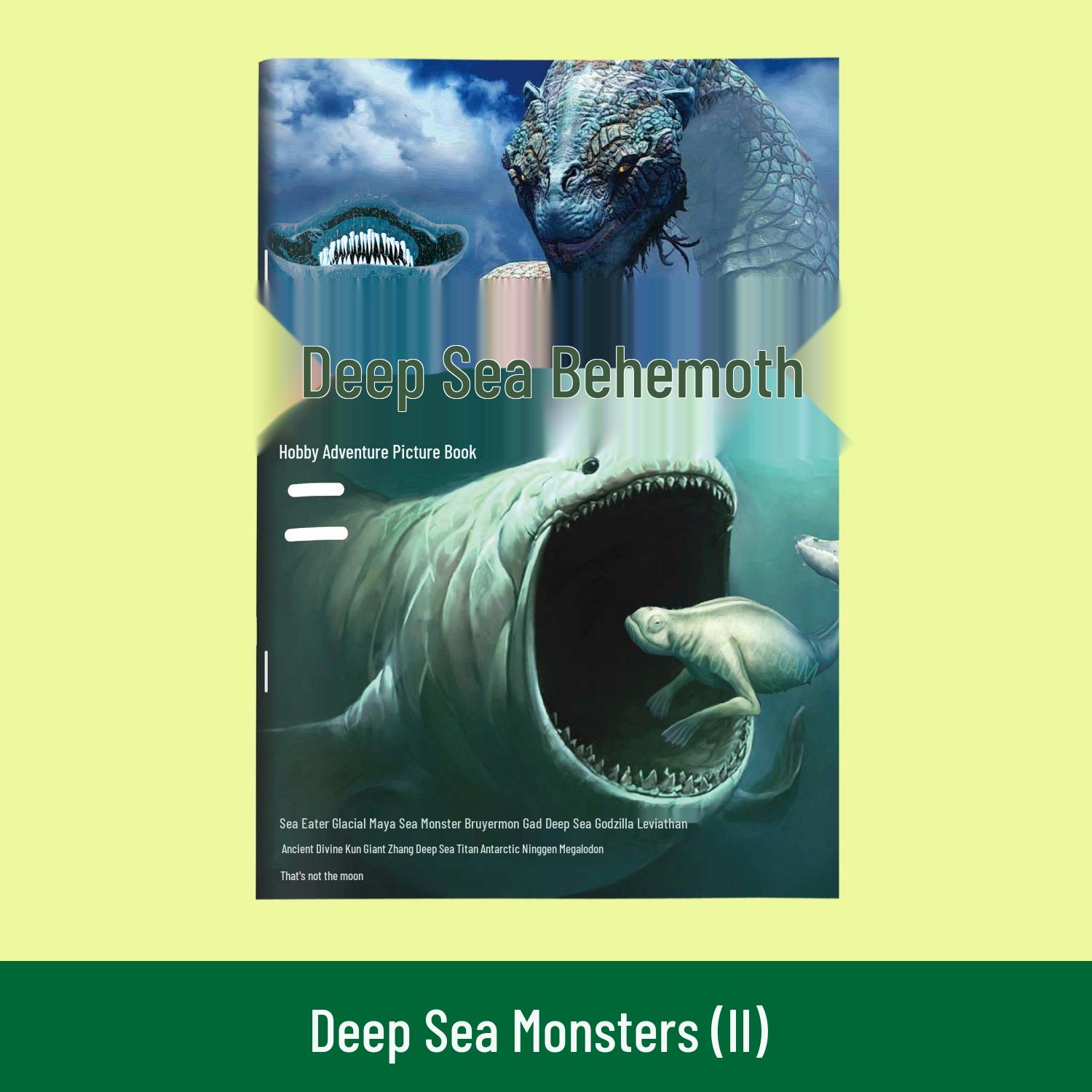 Deep Sea Monster Coloring Book: Fun Sci-Fi Pictures for Kids - The Real Grolam Maya Leviathan