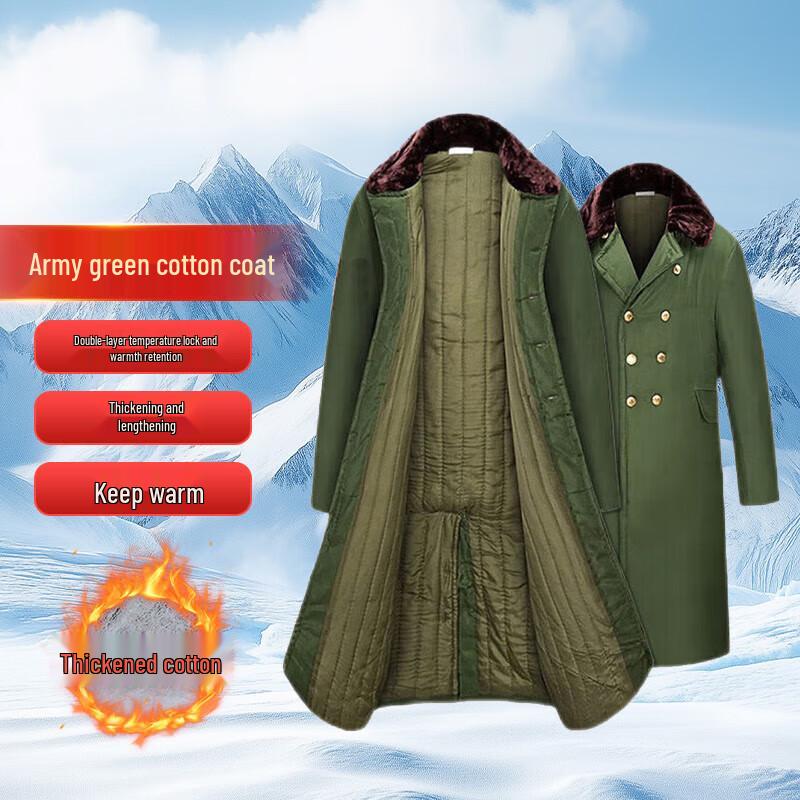 Security Duty Cotton Winter Coat