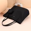 Women's Large Capacity Tote Bag Solid Color Shoulder Bag
