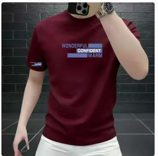 2026 Men's Slim Fit Round Neck Sports T-shirt - Versatile, High Quality, Short Sleeve, Elastic, Trendy Summer Fashion