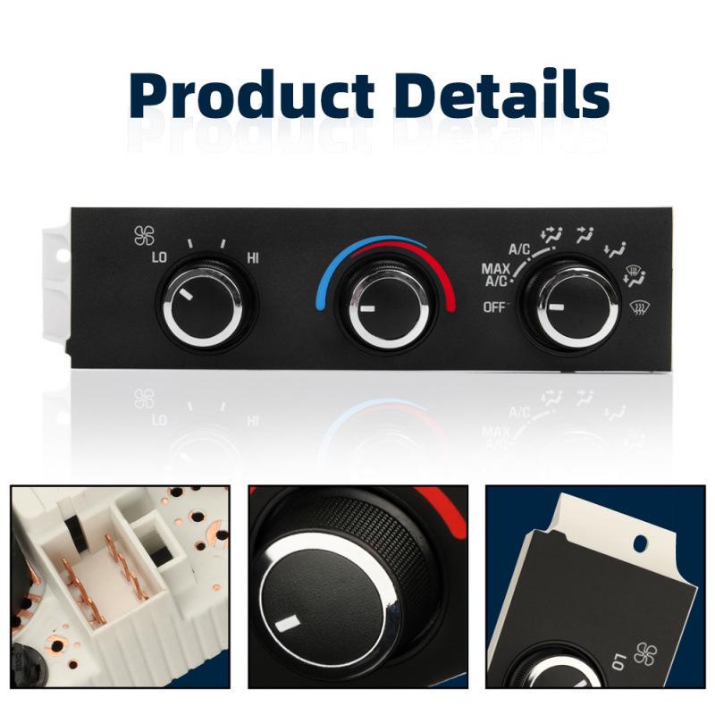 Chevrolet-Compatible Air Conditioning Temperature Control Panel 599-217 (Part #15073274)