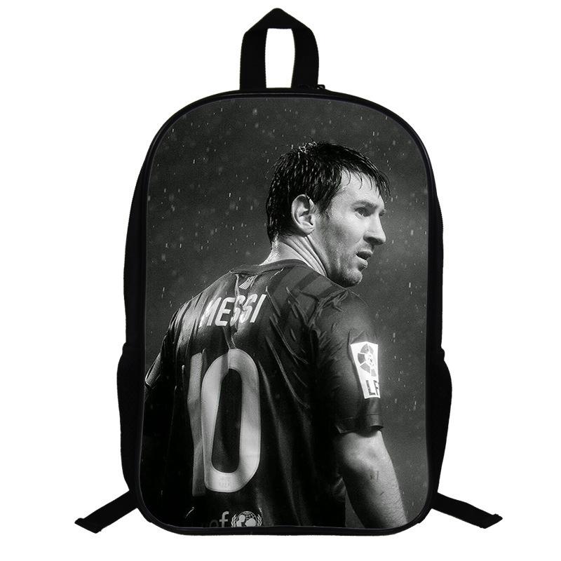 Zaino a Tema Ronaldo per Fan di Calcio Zaino per Studenti Scolastici Zaino per Bambini da 17 Pollici